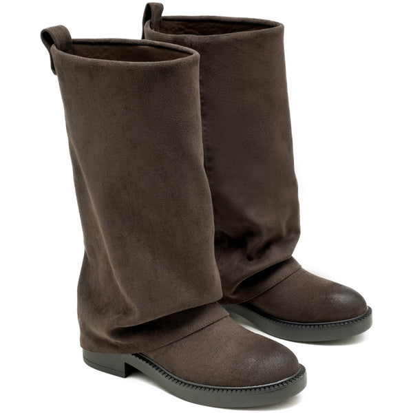SHOES Henriette dam stövlar 68358 Shoes Brown