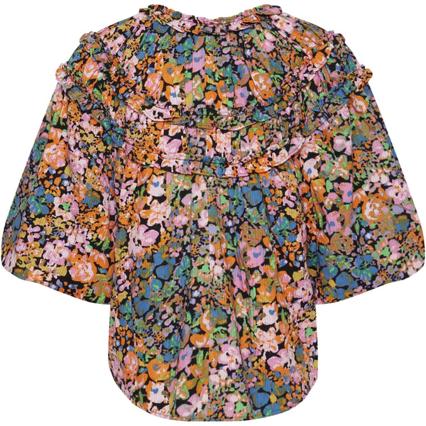 ICHI ICHI dam blus IHJINDY Restudsalg Pink multi flower