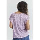 ICHI ICHI dam blus IHMARRAKECH Blouse Lavender Mist