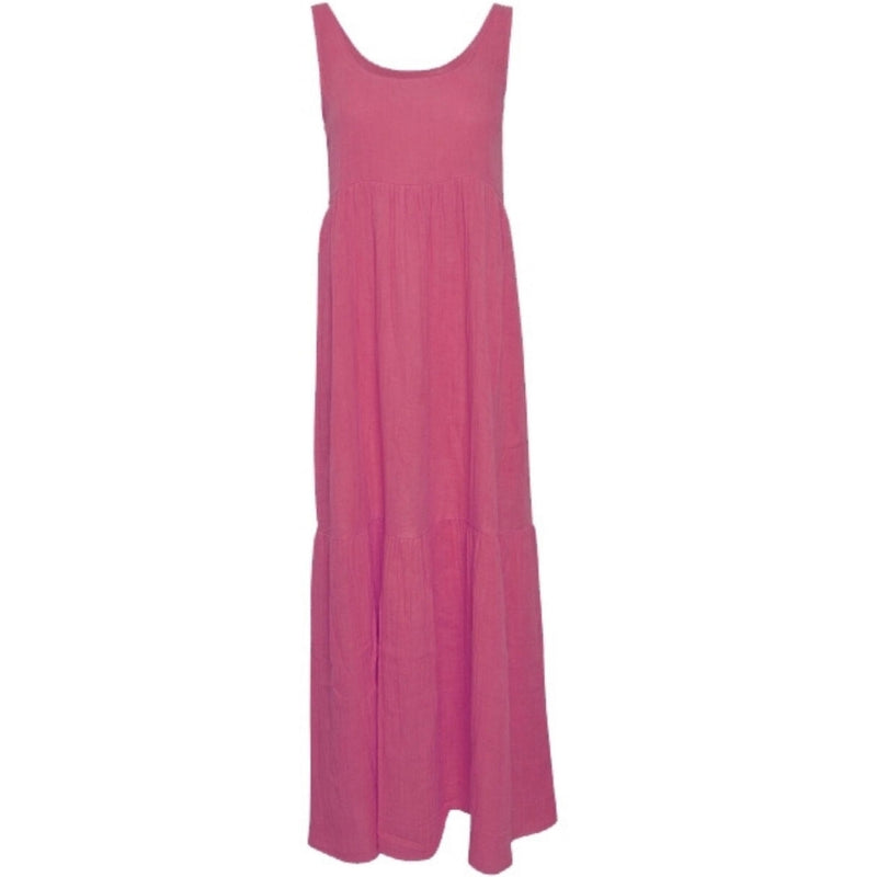 ICHI ICHI dam klänning IAFOXA Restudsalg Shocking Pink