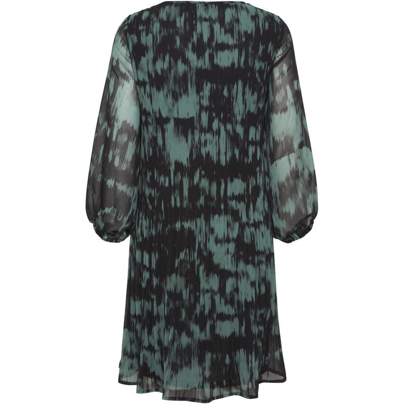 ICHI ICHI dam klänning IHBALLY Dress Blue Spruce Shadow