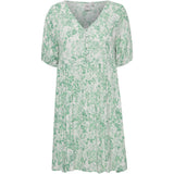 ICHI ICHI dam klänning IHMARRAKECH Dress Holly Green