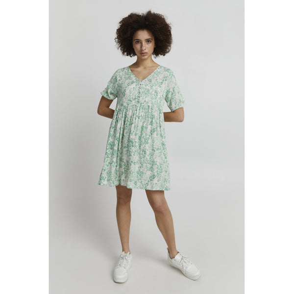 ICHI ICHI dam klänning IHMARRAKECH Dress Holly Green