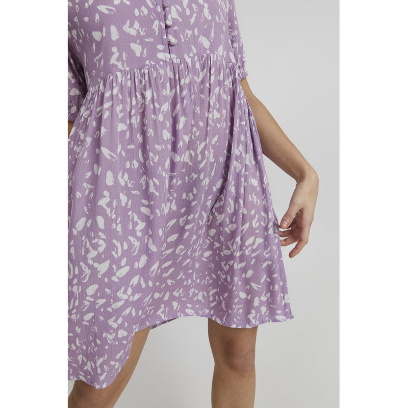 ICHI ICHI dam klänning IHMARRAKECH Dress Lavender Mist