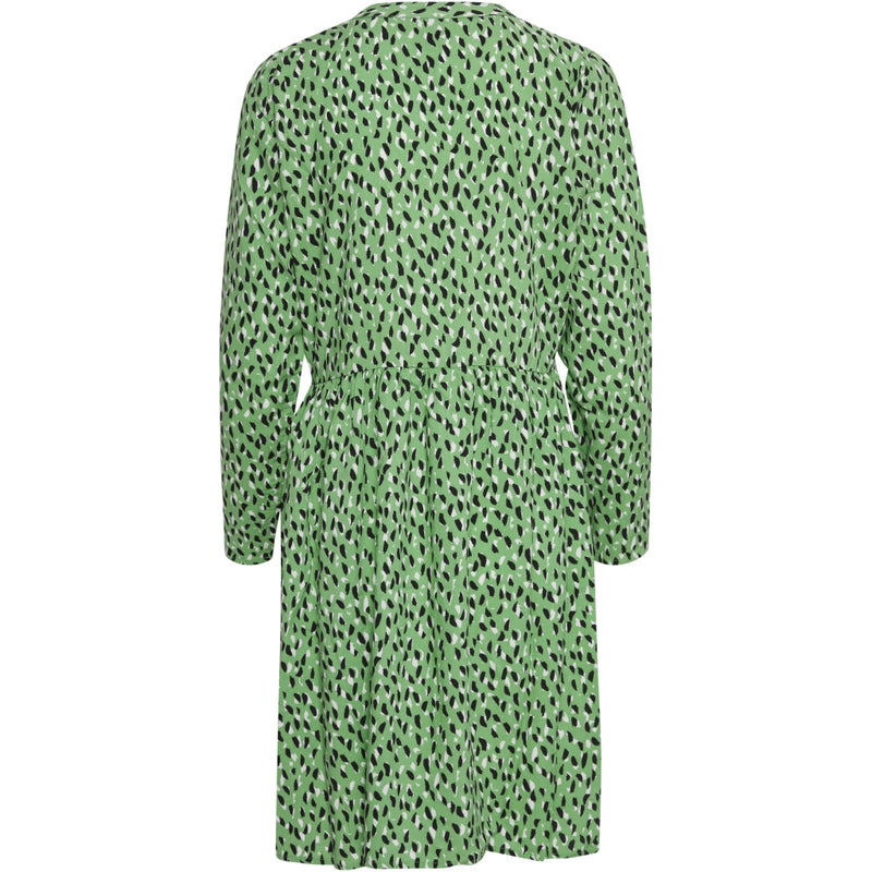 ICHI ICHI dam klänning IHVERA Restudsalg Kelly green