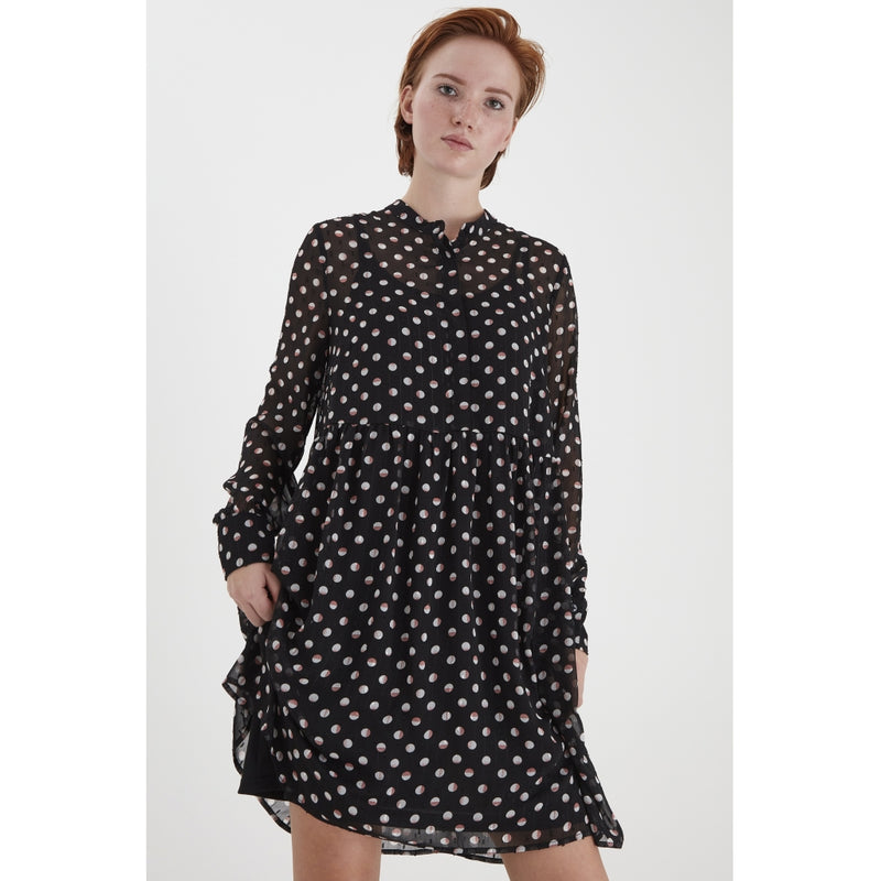 ICHI ICHI dam klänning IXLIZZIE Dress Black