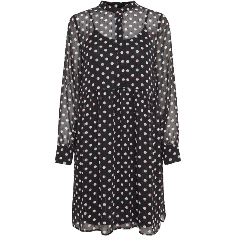 ICHI ICHI dam klänning IXLIZZIE Dress Black