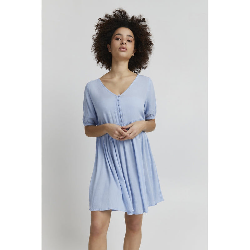 ICHI Ichi dam klänning IHMARRAKECH Dress Chamray Blue