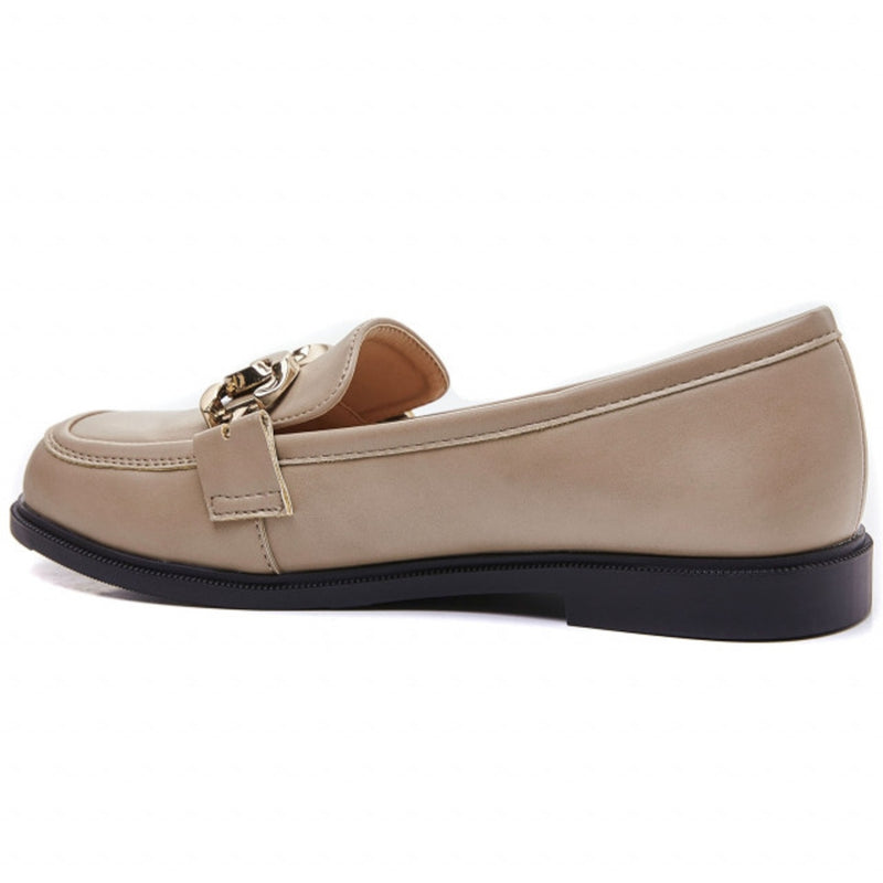 SHOES Ines dam Loafers 2353 Restudsalg Khaki