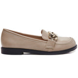 SHOES Ines dam Loafers 2353 Restudsalg Khaki