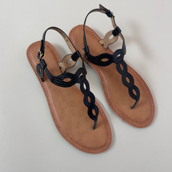 SHOES Ines dam sandaler 90B-25A Shoes Black