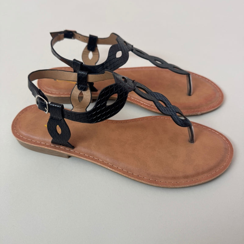SHOES Ines dam sandaler 90B-25A Shoes Black