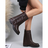 SHOES Jane dam stövlar YL205-1 Shoes Brown