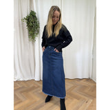 Jewelly Jewelly dam kjol JW723 Skirt Denim