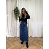 Jewelly Jewelly dam kjol JW723 Skirt Denim