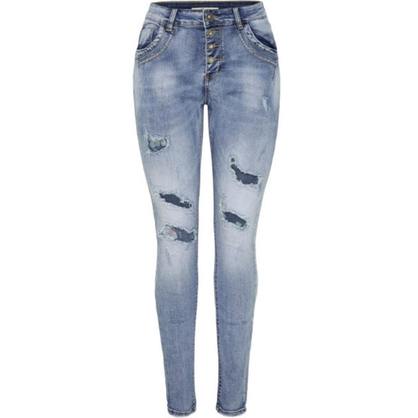 Jewelly Jewelly dam jeans JW2253 Jeans Denim