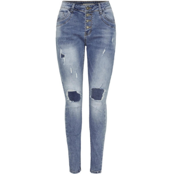 Jewelly Jewelly dam jeans JW2257 Restudsalg Denim