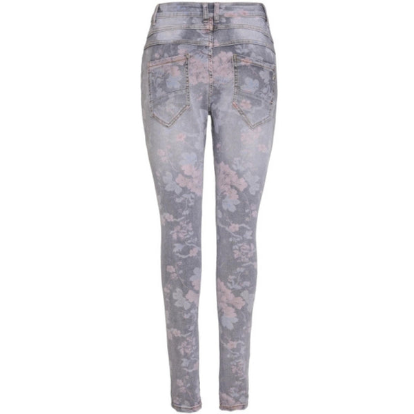 Jewelly Jewelly dam jeans JW2288 Restudsalg Grey