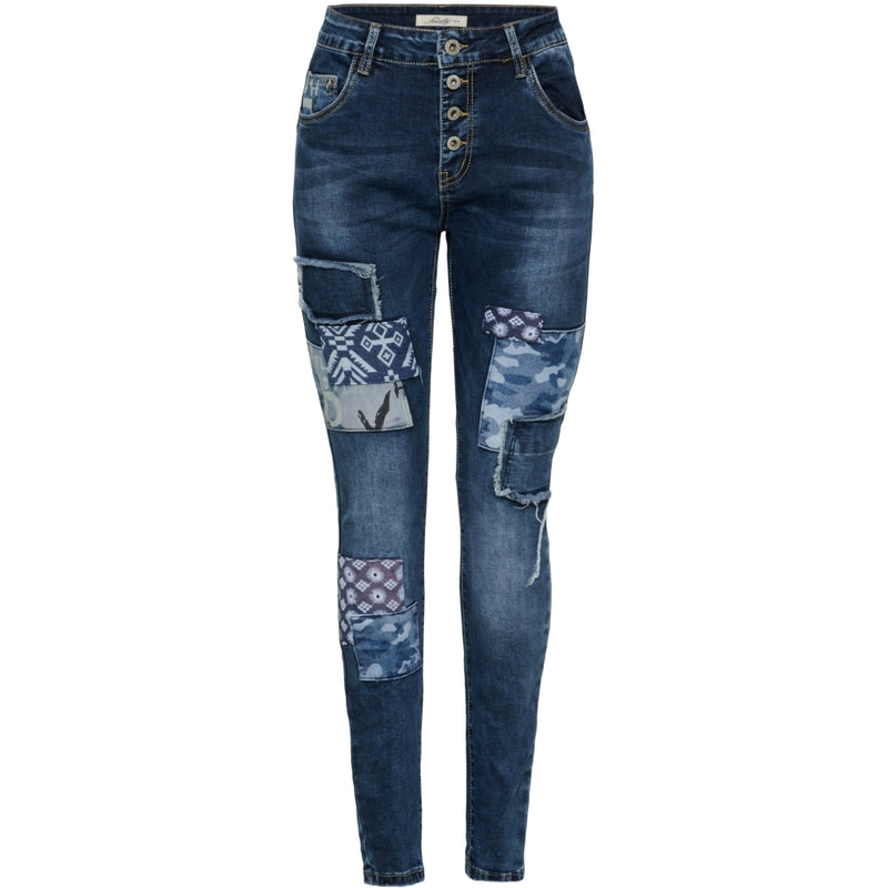 Jewelly Jewelly dam jeans JW7021 Jeans Denim Blue