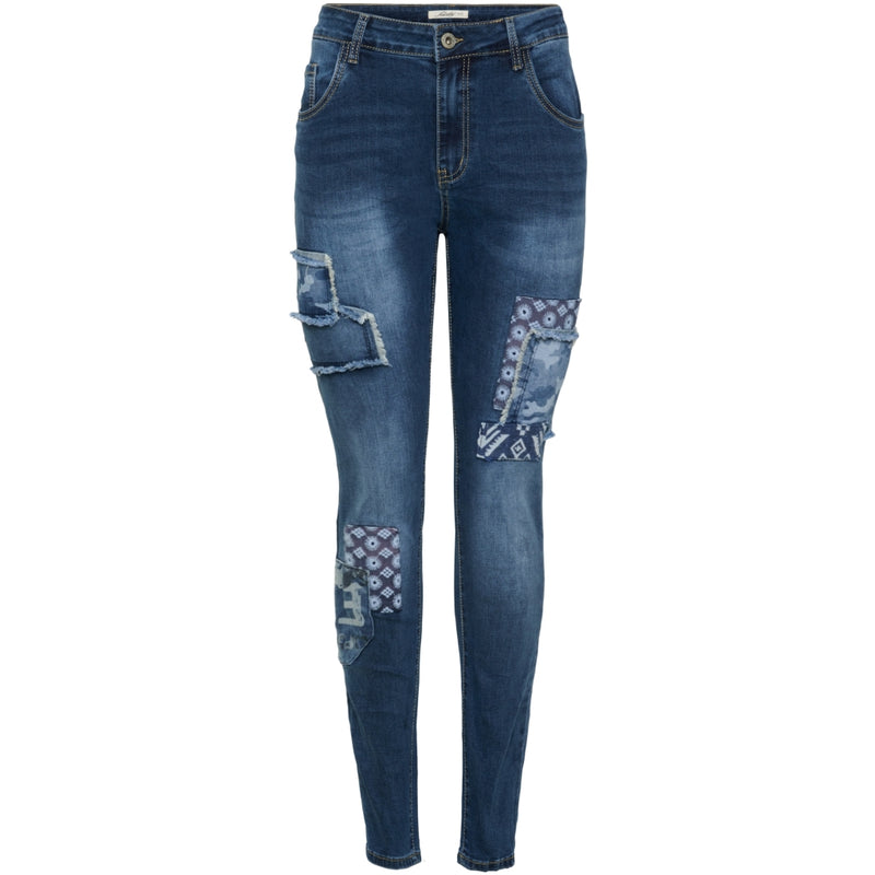 Jewelly Jewelly dam jeans JW7023 Jeans Denim Blue