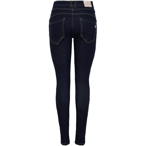 Jewelly Jewelly dam jeans JW7037 Restudsalg Denim Blue