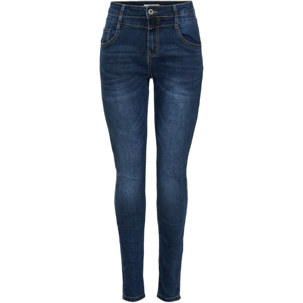 Jewelly Jewelly dam jeans JW7058 Restudsalg Denim Blue