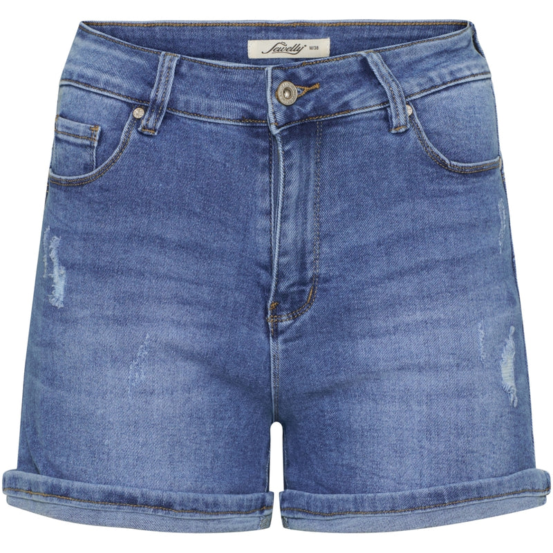 Jewelly Jewelly dame shorts JW729 Shorts Denim