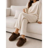 SHOES Juno Hemskor SG-2 Indoor Slippers Brown