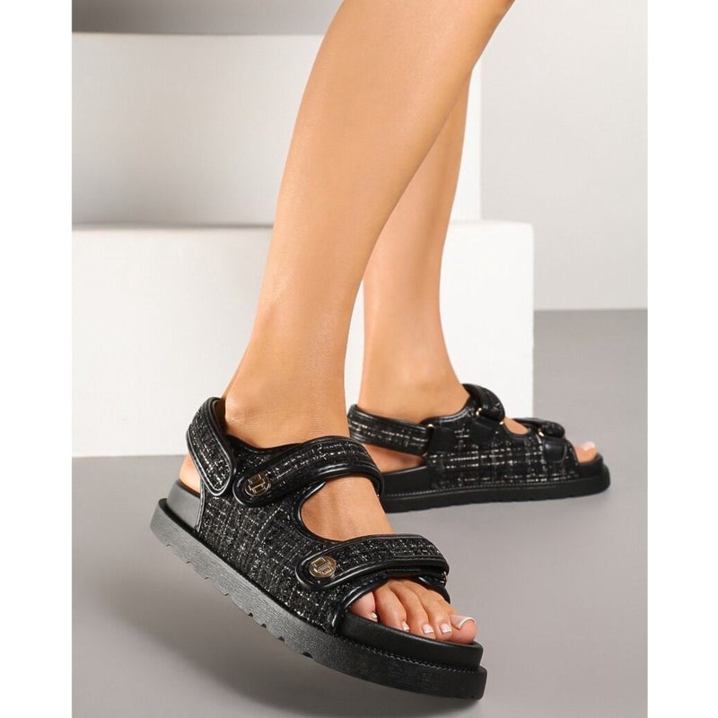 SHOES Justina Dam sandaler DM439 Shoes Black