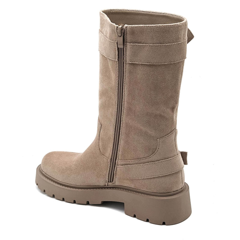 SHOES Kasia dam stövlar 7595A Shoes Kaki