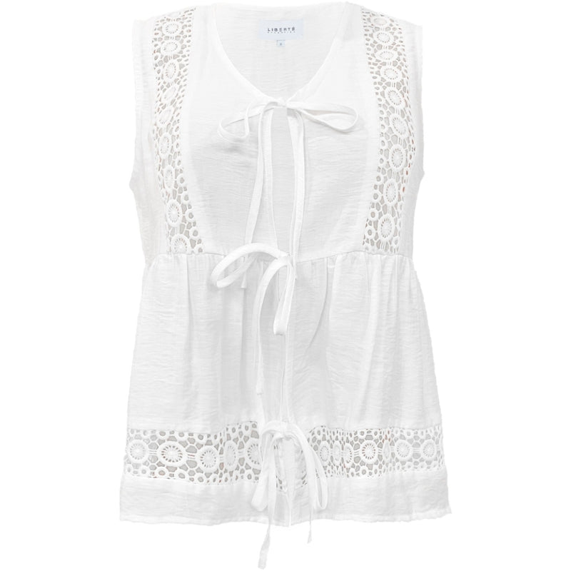 Liberté LIBERTÉ DAMM TOPP MERLE Top White
