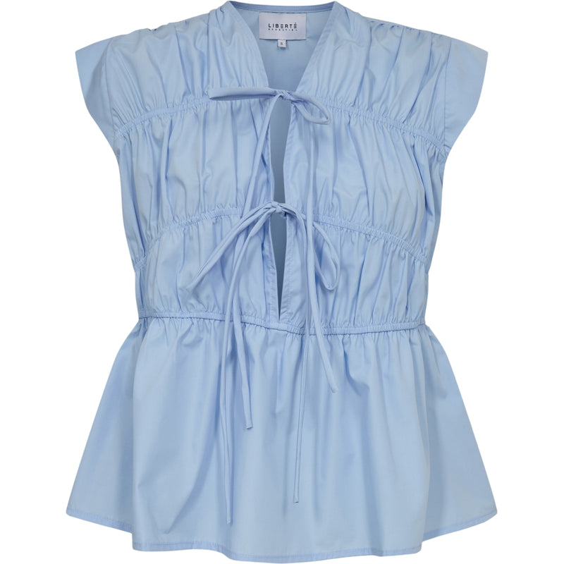 Liberté LIBERTÉ DAM TOP JANNE-SLÄXLÖS T-SHIRT Top Light blue
