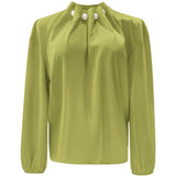 Liberté LIBERTÉ Dam Blus Pip Blouse Avocado