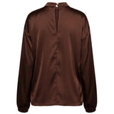 Liberté LIBERTÉ Dam Blus Pip Blouse Dark Brown