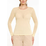 Liberté LIBERTÉ dam MESH T-shirt Yellow