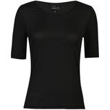 Liberté LIBERTÉ dam T-shirt MESH DOT T-shirt Black