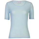 Liberté LIBERTÉ dam T-shirt MESH DOT T-shirt Light blue