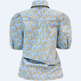 Liberté LIBERTÉ dam blus FLORA Blouse CUTE BOW BLUE
