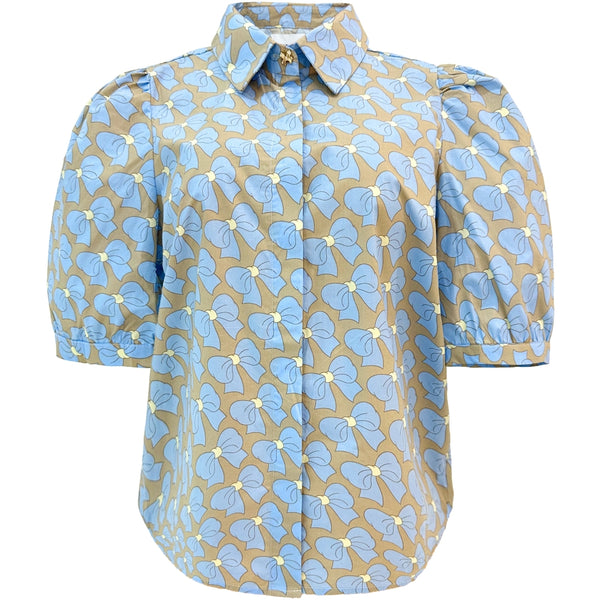 Liberté LIBERTÉ dam blus FLORA Blouse CUTE BOW BLUE