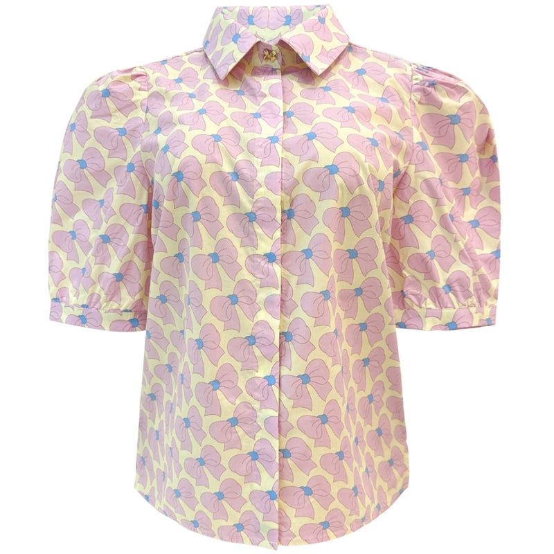 Liberté LIBERTÉ dam blus FLORA Blouse CUTE BOW ROSE
