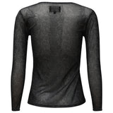 Liberté LIBERTÉ dam blus MESH Blouse BLACK GREY LACE