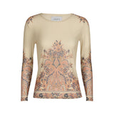 Liberté LIBERTÉ dam blus MESH Blouse Creme paisley