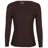 Liberté LIBERTÉ dam blus MESH Blouse Dark Brown