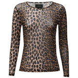 Liberté LIBERTÉ dam blus MESH Blouse LUX LEO COBOLT HEART