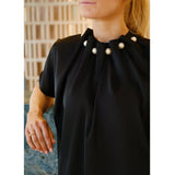 Liberté LIBERTE dam blus PIP T-shirt Black