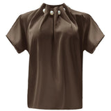 Liberté LIBERTE dam blus PIP T-shirt Brown