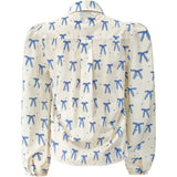 Liberté LIBERTE dam bluse FLORA Blouse CREME BLUE BOW HEARTS