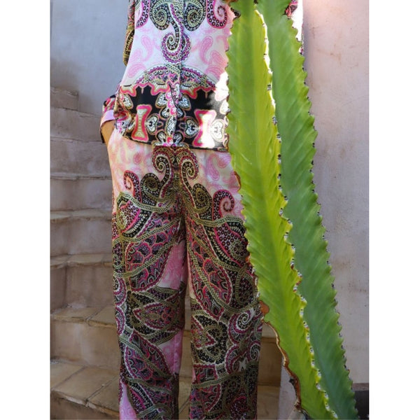 Liberté LIBERTÉ dam byxor HOPE Pant PINK SCARF
