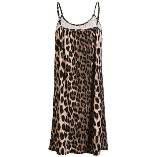 Liberté LIBERTÉ dam kjole ALMA Dress BIG LUX LEO FOSSIL