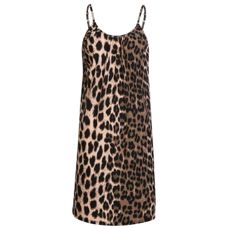 Liberté LIBERTÉ dam kjole ALMA Dress BIG LUX LEO FOSSIL